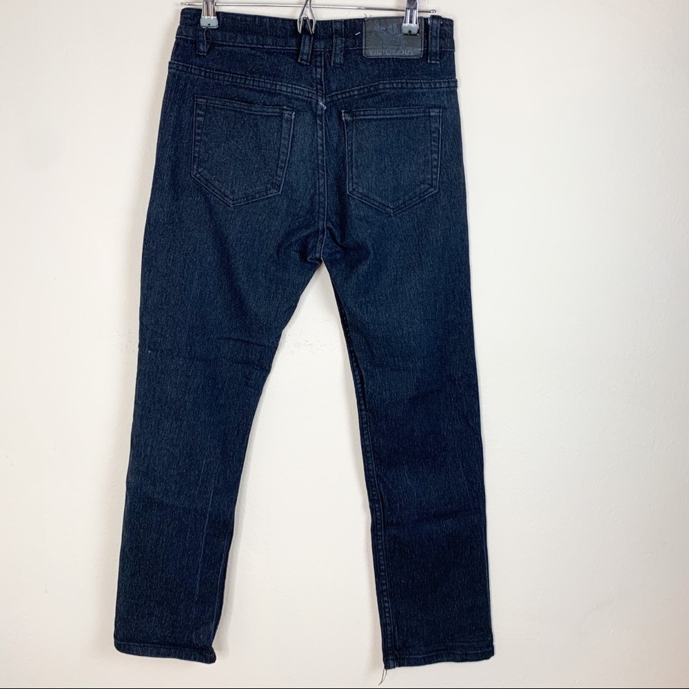 Victorious Distressed Washed Denim Jeans